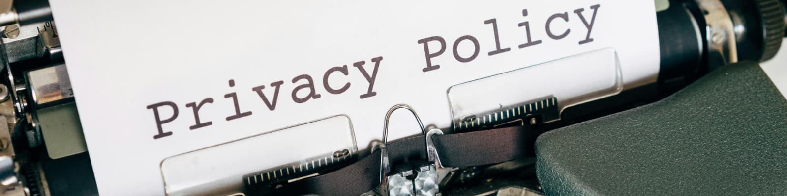 privacy policy banner